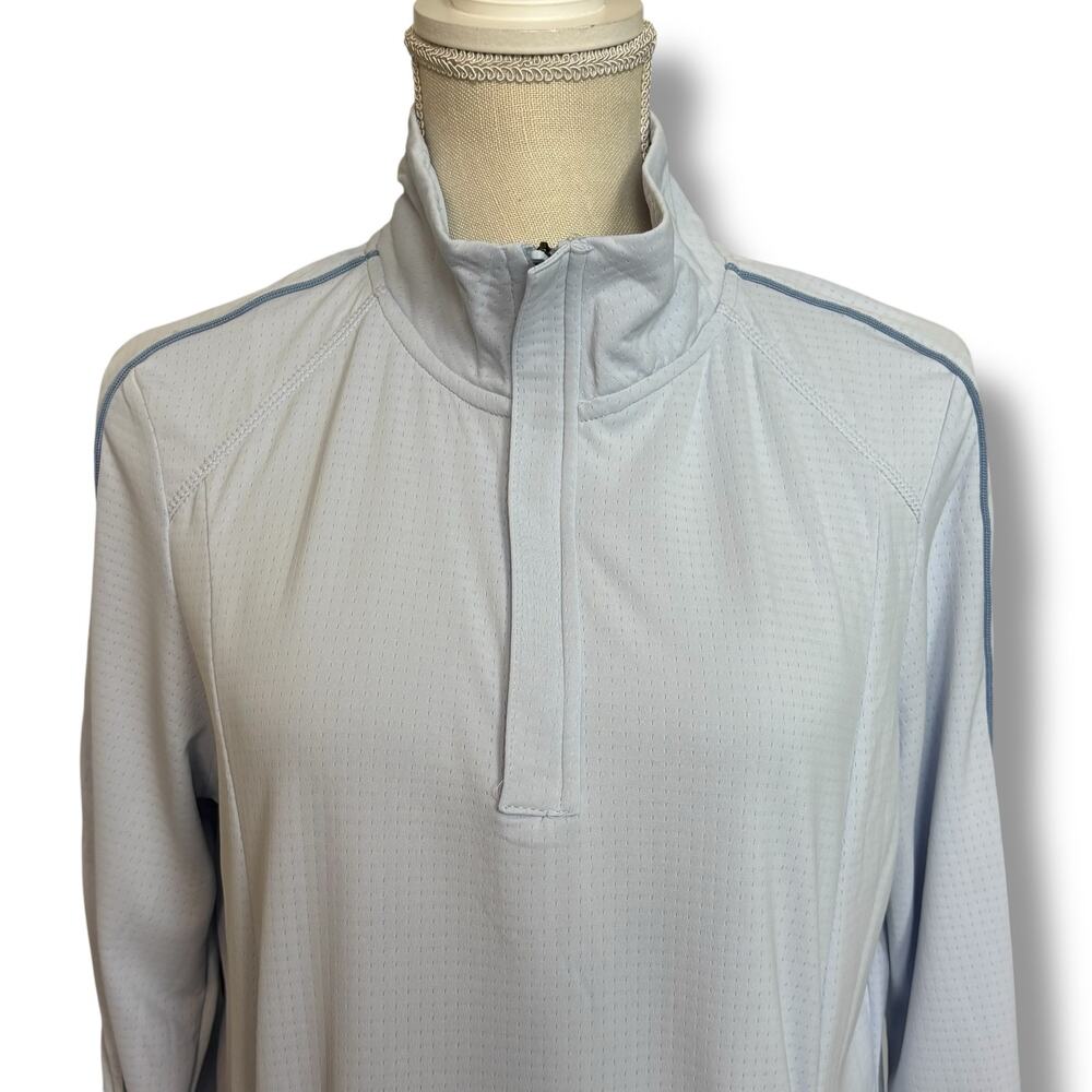 NWT Mondetta Gray Active Quarter Zip Athletic Long Sleeve Top Size Large